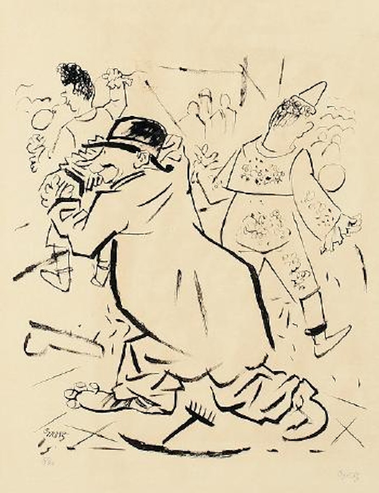 Aus dem Zirkus Médrano by George Grosz