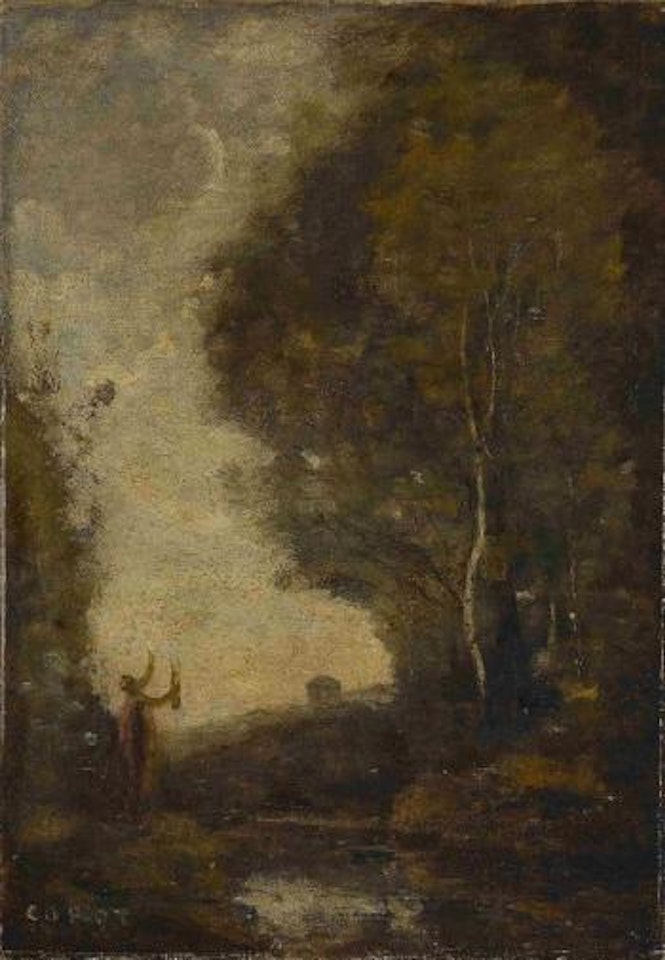 L'Hymne au soleil by Jean Baptiste Camille Corot
