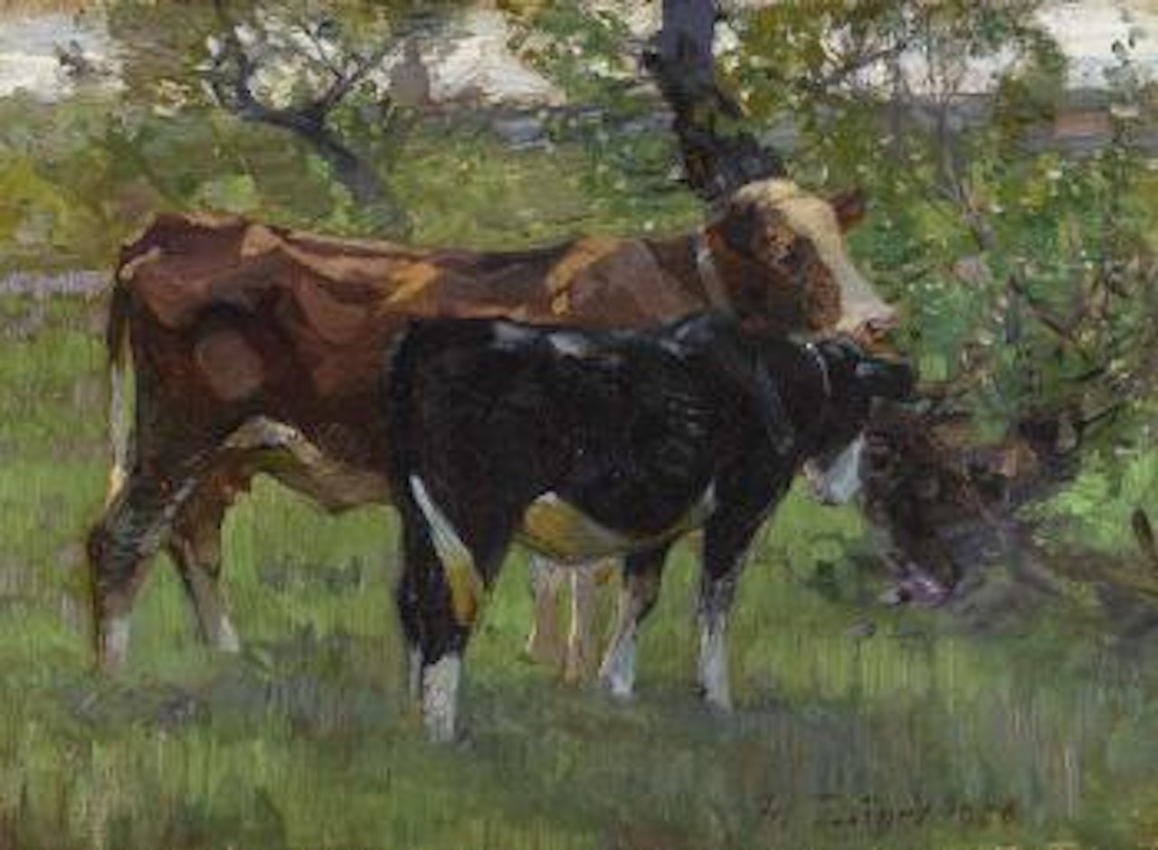 Mutterglück by Heinrich von Zugel
