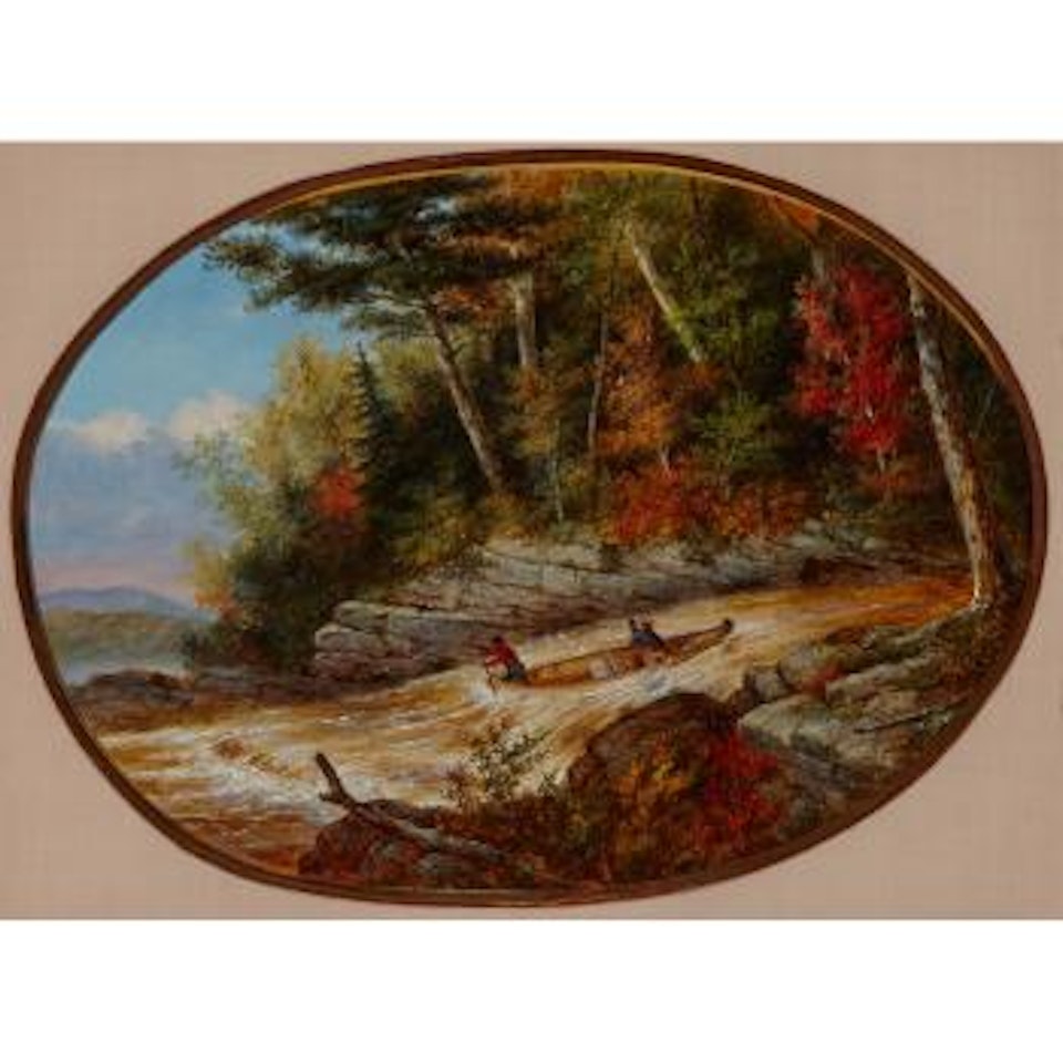 Shooting The Rapids by Cornelius Krieghoff