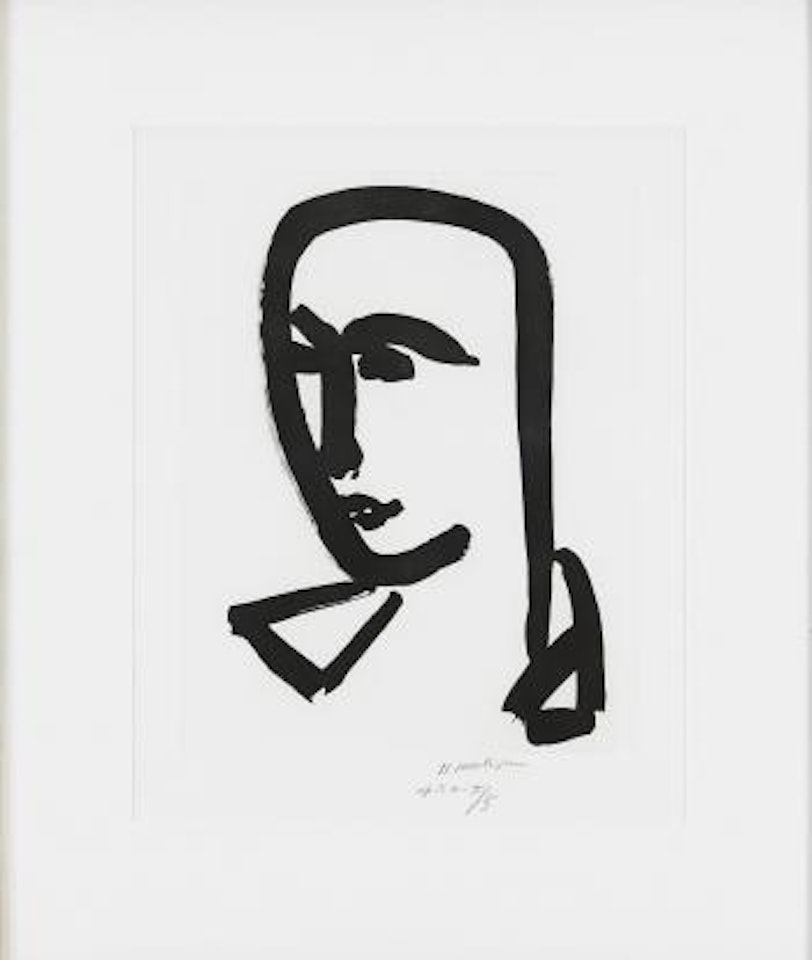 Jeune étudiant de trois-quarts by Henri Matisse