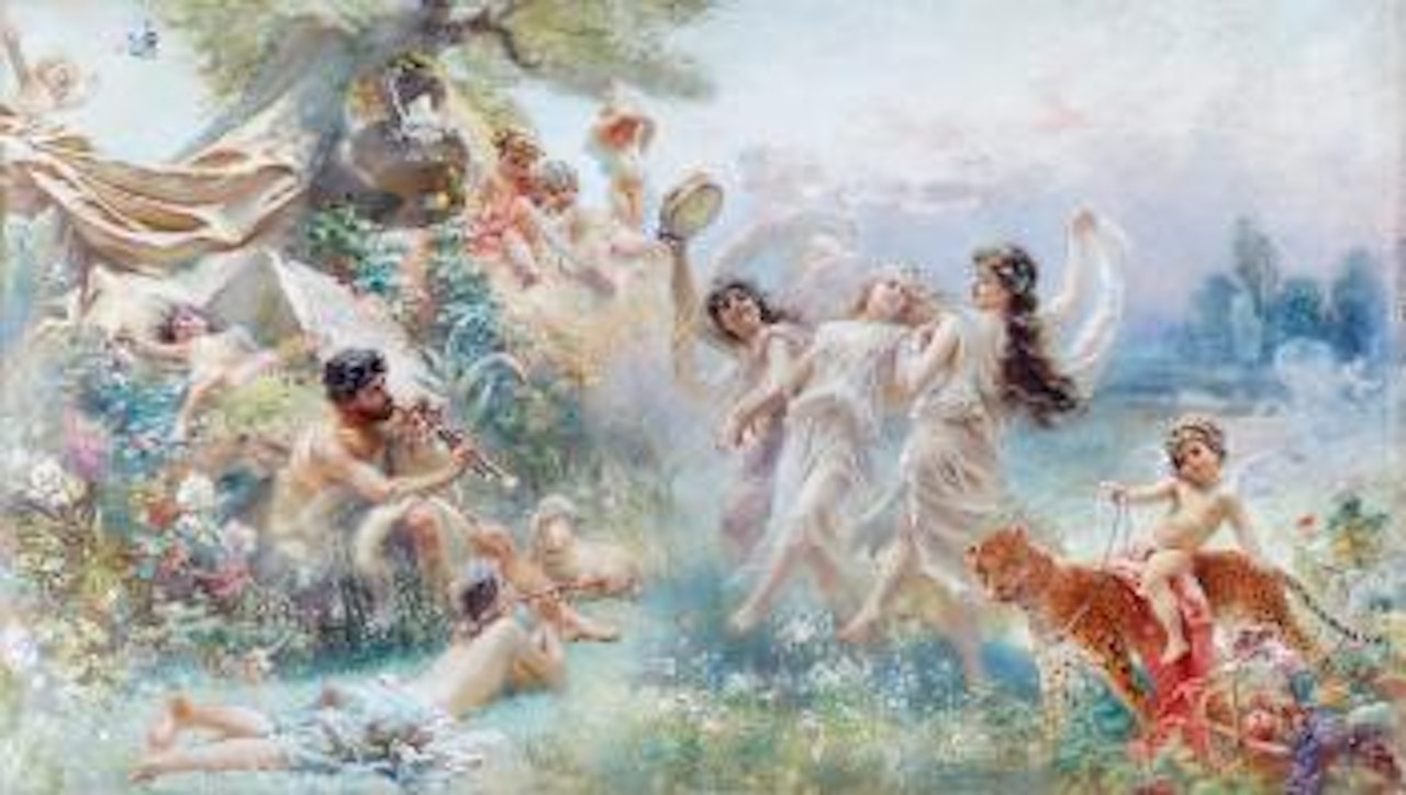 Happy Arcadia by Konstantin Makovsky