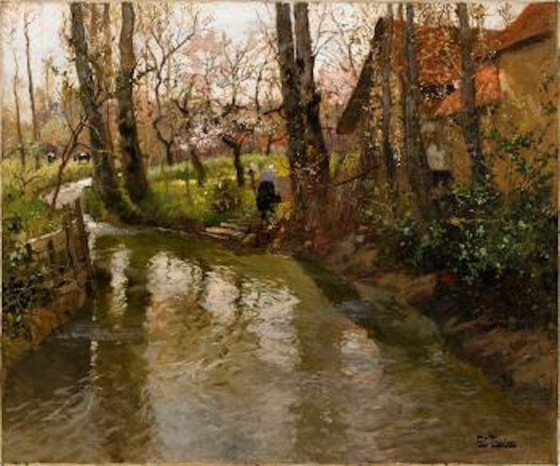 Soleil de mai en Normandie by Fritz Thaulow