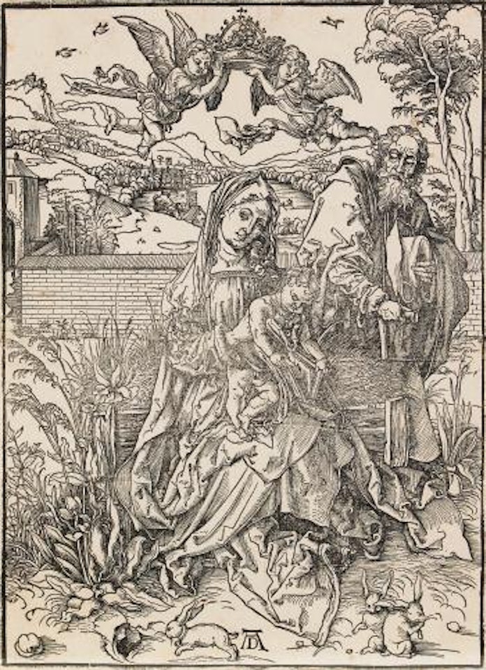 Holy Family with the three Hares by Albrecht Dürer