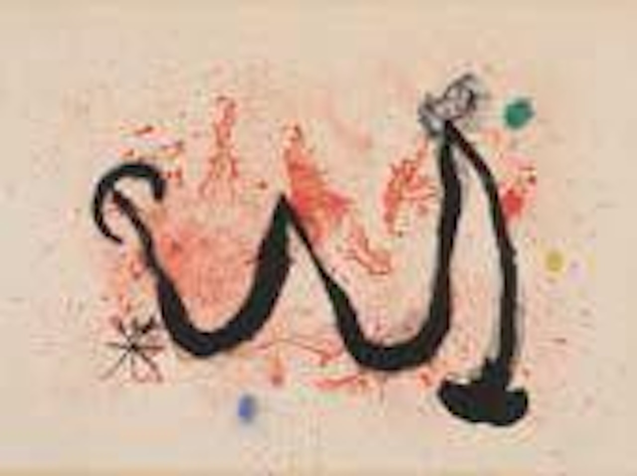 La Danse du feu by Joan Miró