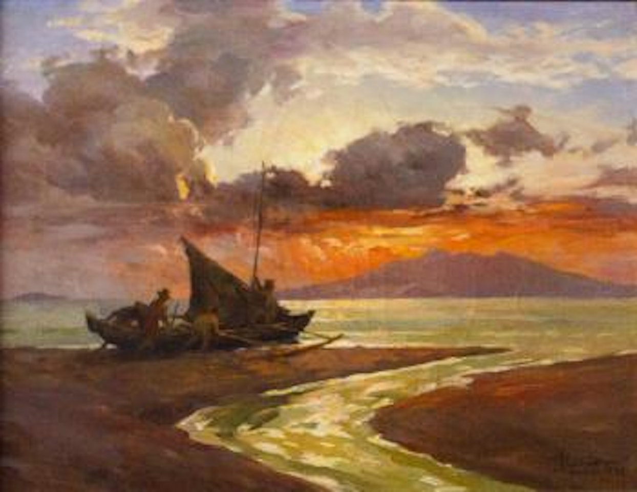 Manila bay by Fernando Amorsolo