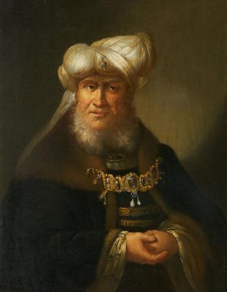 Two Tronjes in the Manner of Rembrandt: Portrait of an Old Woman; Portrait of a Man in a Turban by Christian Wilhelm Ernst Dietrich