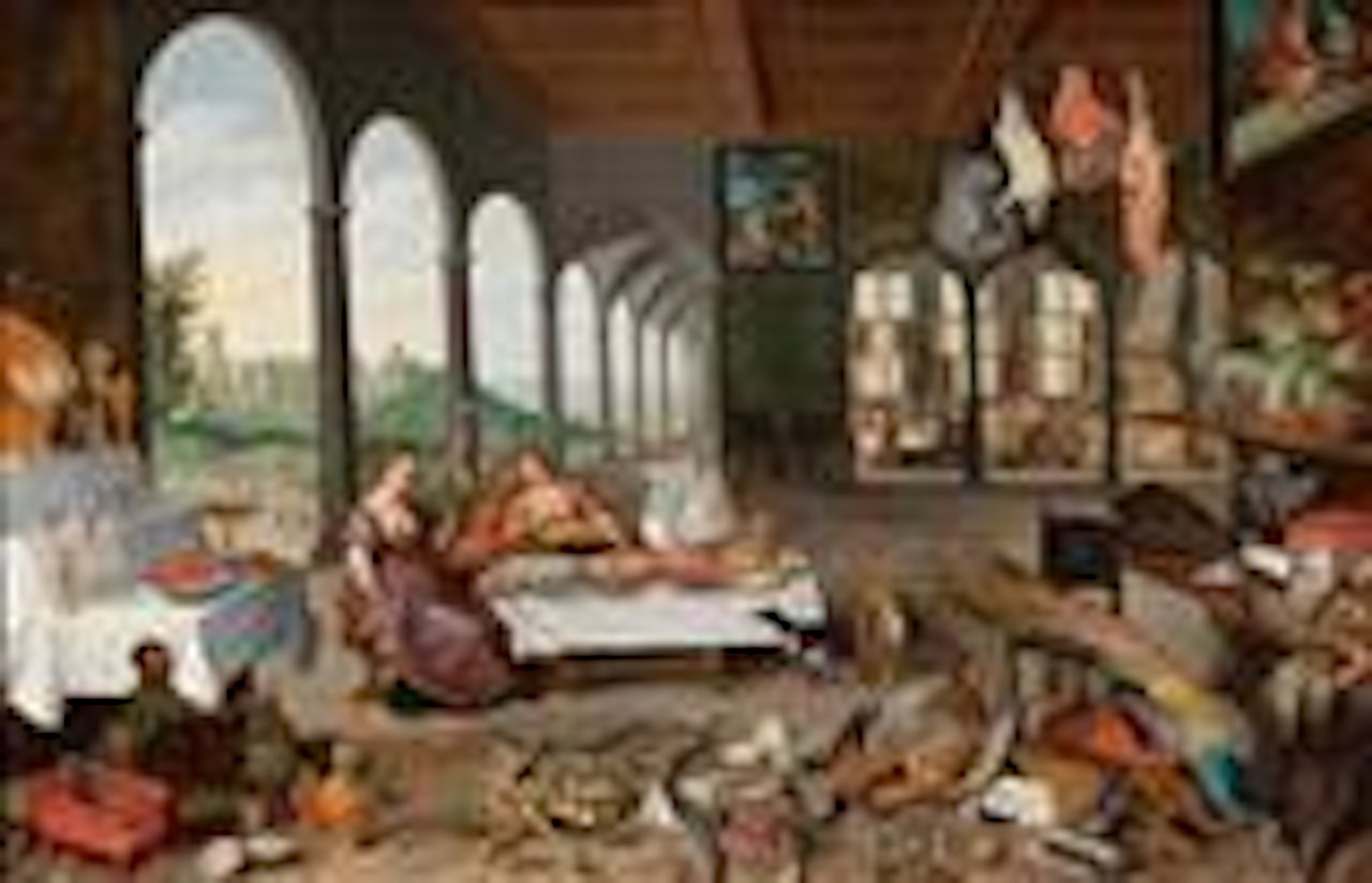 An Allegory of Taste by Pieter van Avont by Jan Brueghel the Younger