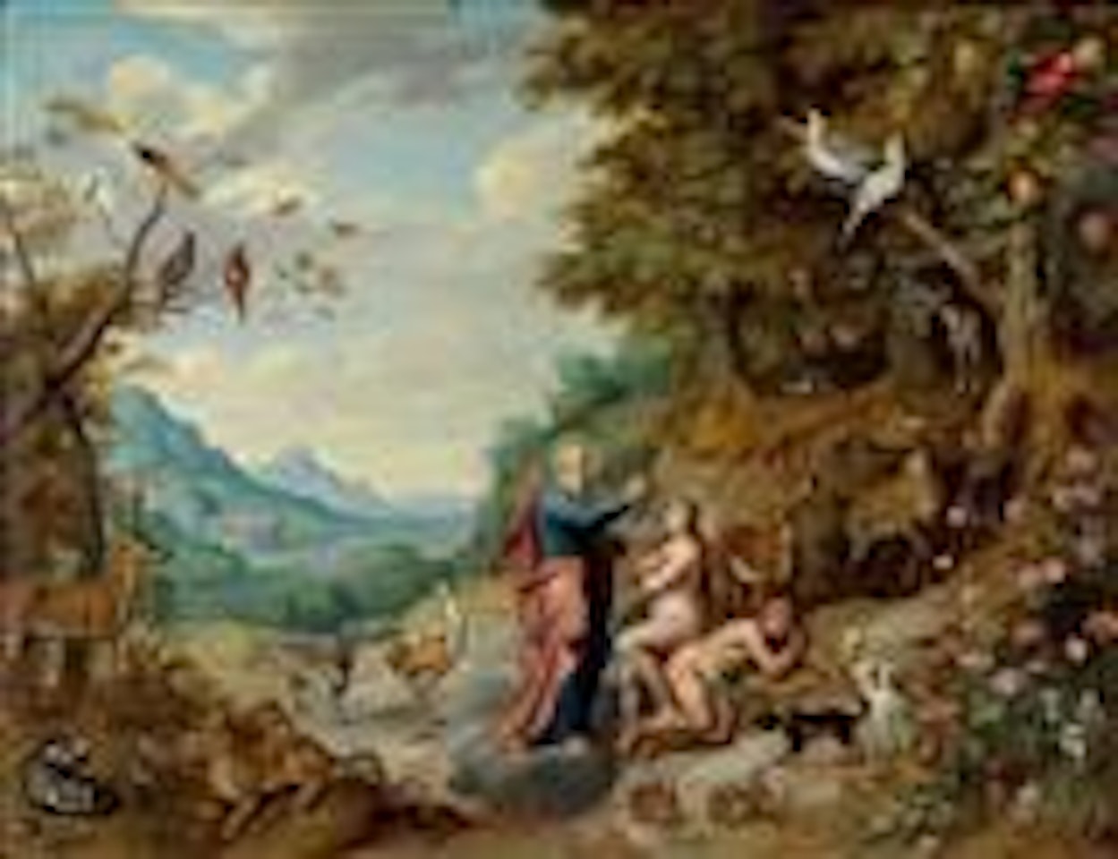 Paradise and the Creation of Eve by Jan Brueghel the Younger