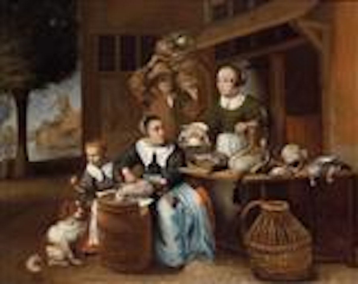 At the Poulterers Shop by Nicolaes Maes