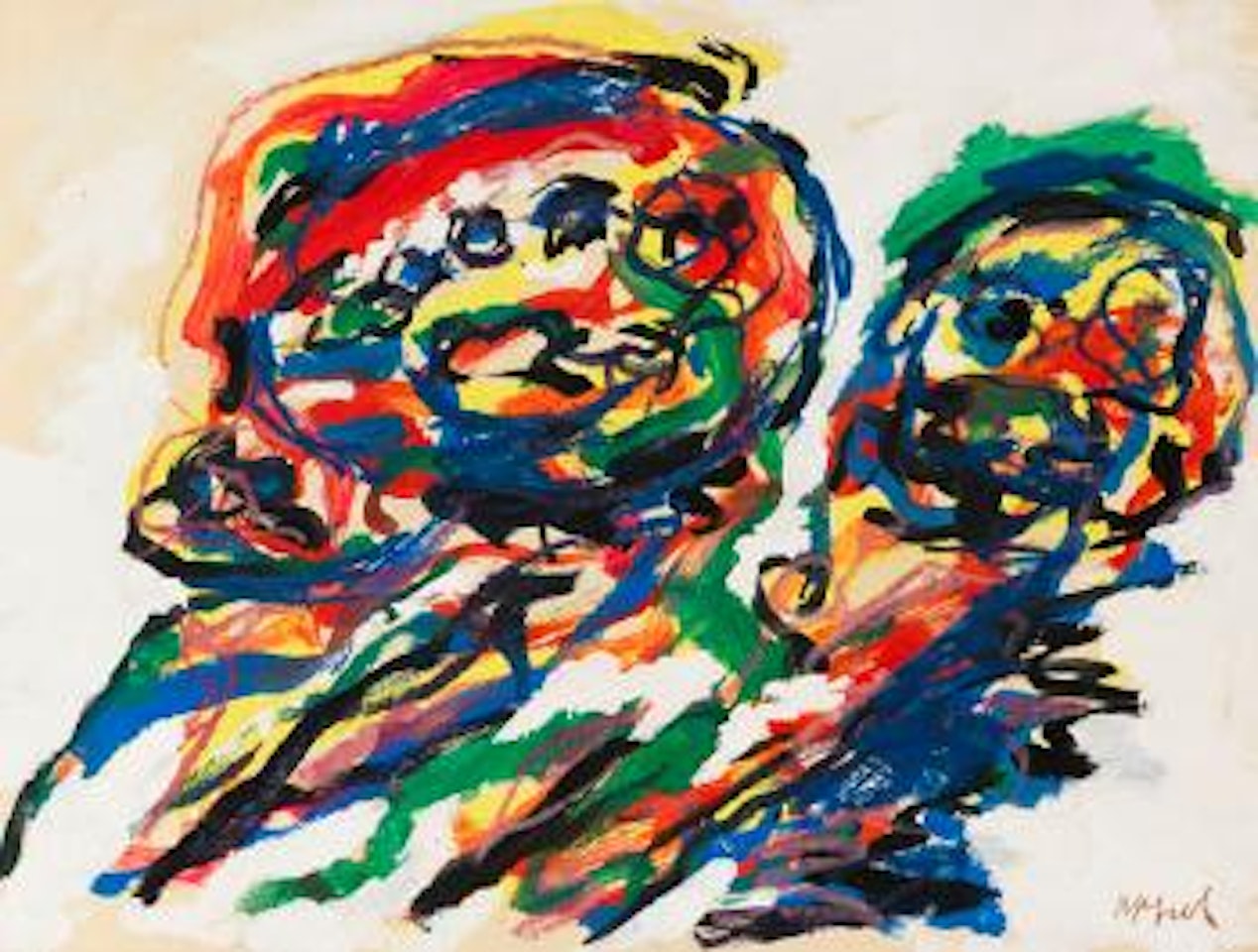 Composition by Karel Appel