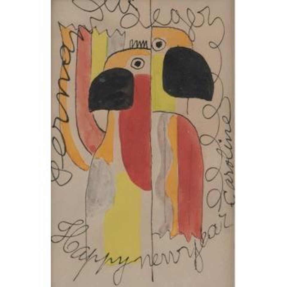 Composition for a greeting card by Fernand Leger