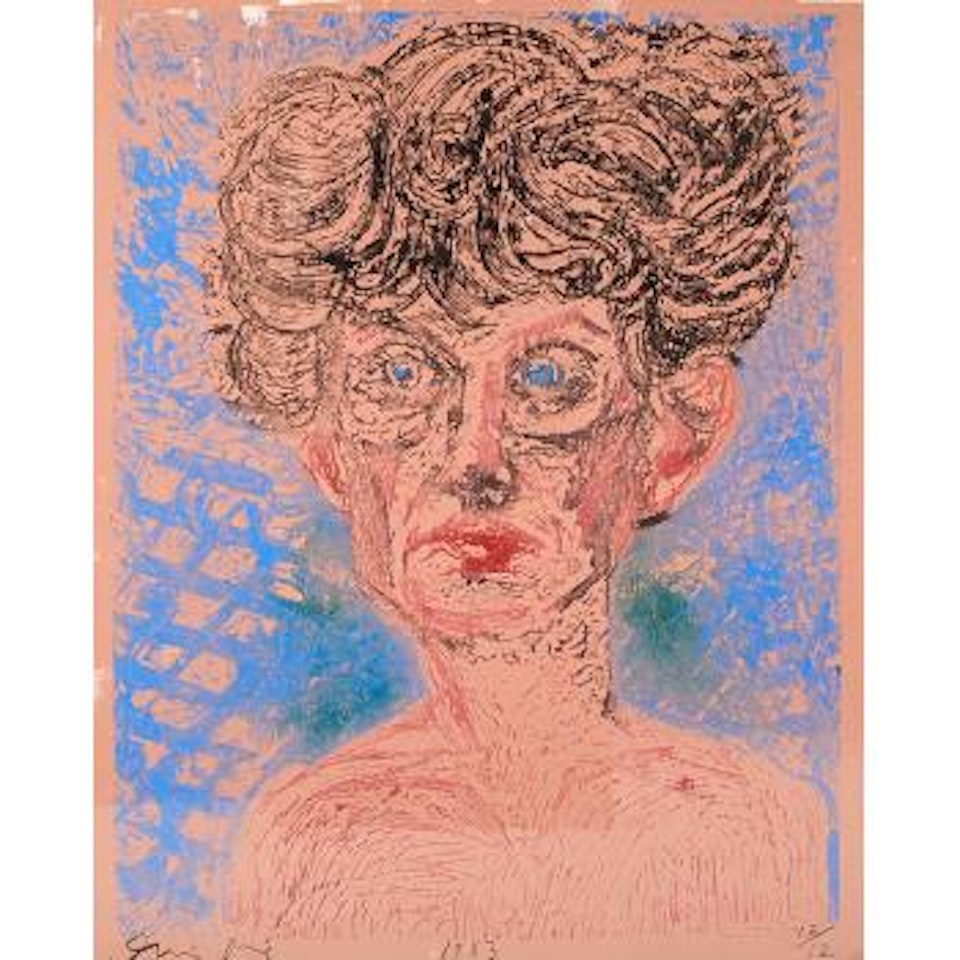 Hand painted Nancy by Jim Dine