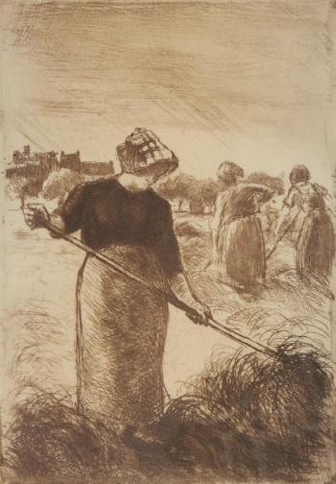 Faneuses by Camille Pissarro
