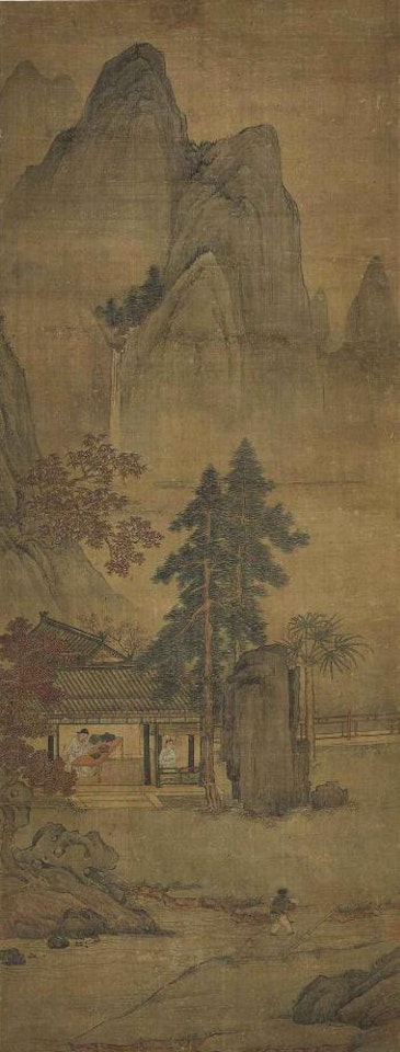 Enjoying antiquities by Chinese School