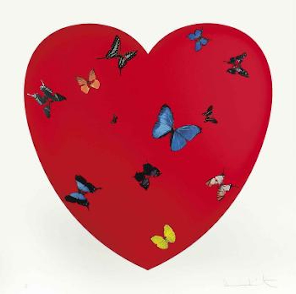 All You Need Is Love, Love, Love by Damien Hirst