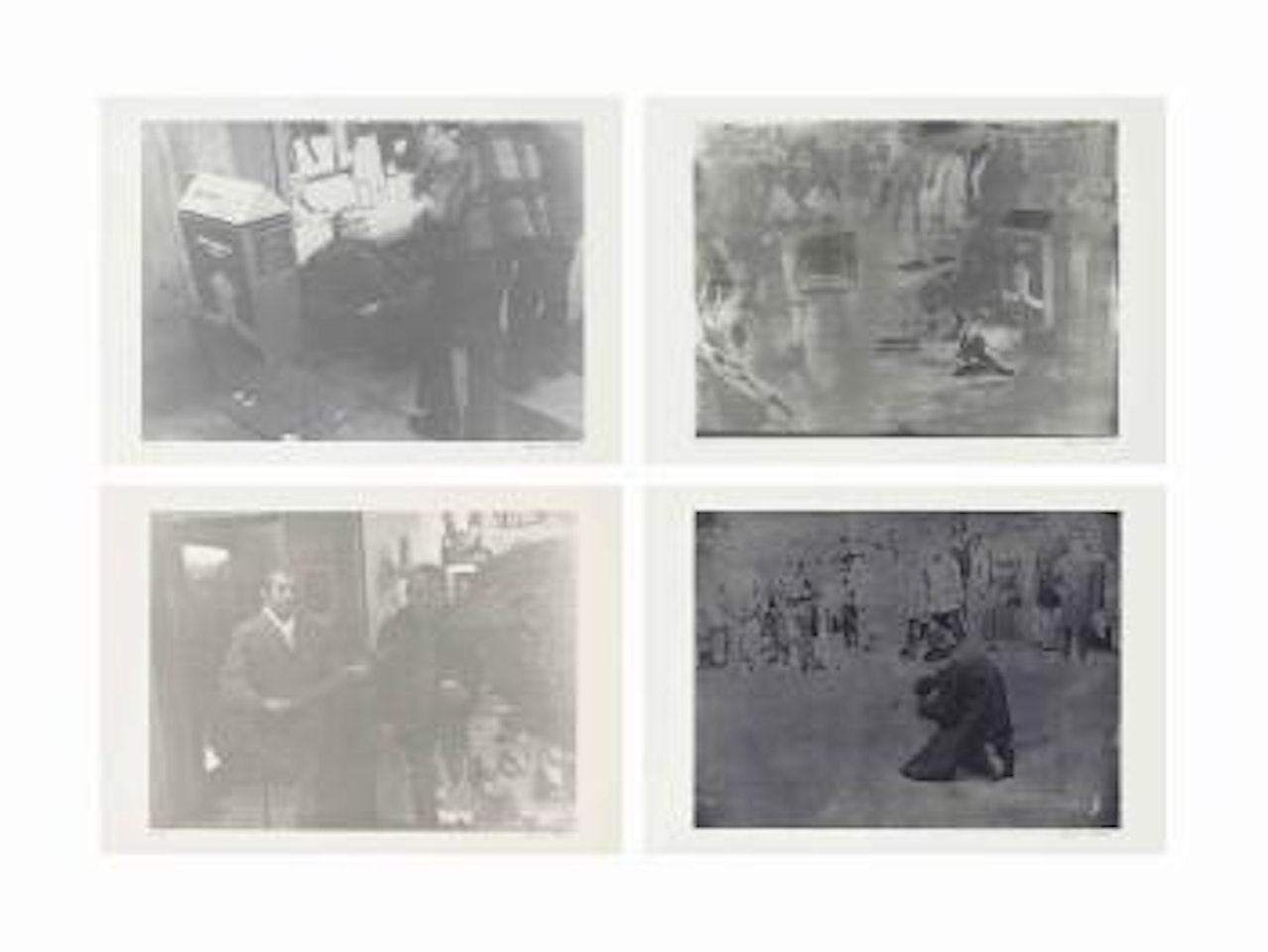 Kölner Bettler I-IV by Sigmar Polke