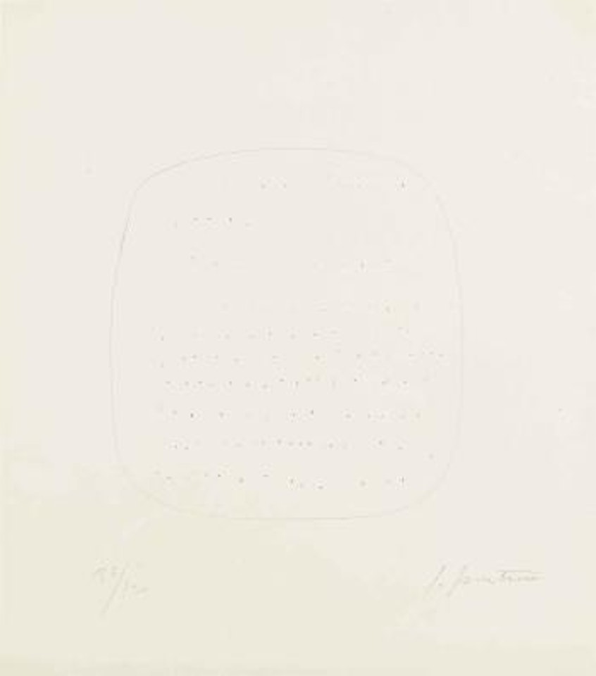 Concetto Spaziale by Lucio Fontana
