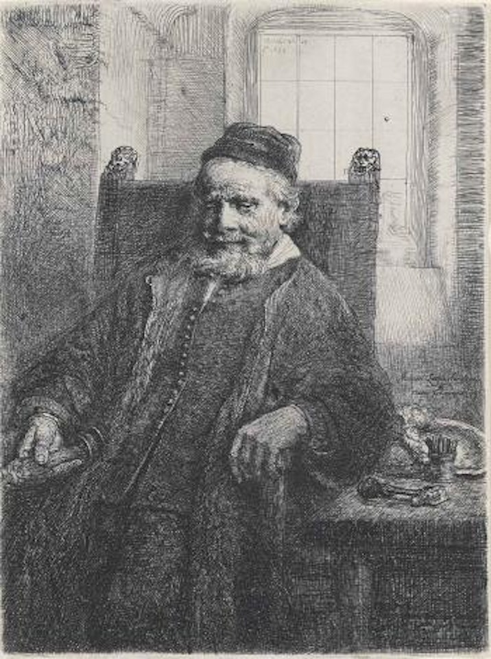 Jan Lutma, Goldsmith by Attributed to Rembrandt Harmensz van Rijn