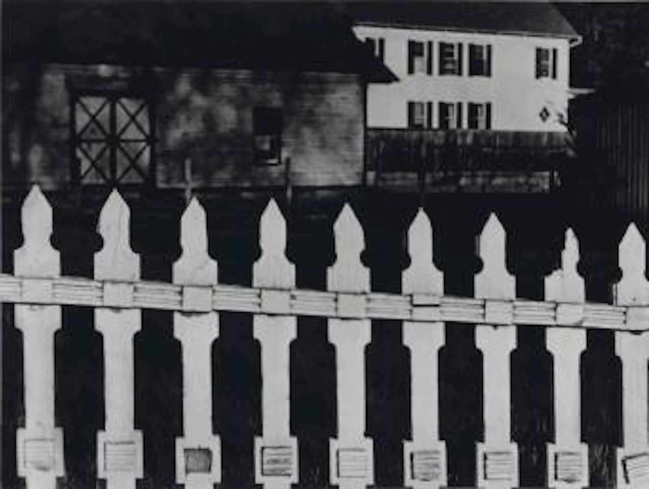 The White Fence, Port Kent, New York, 1916 by Paul Strand