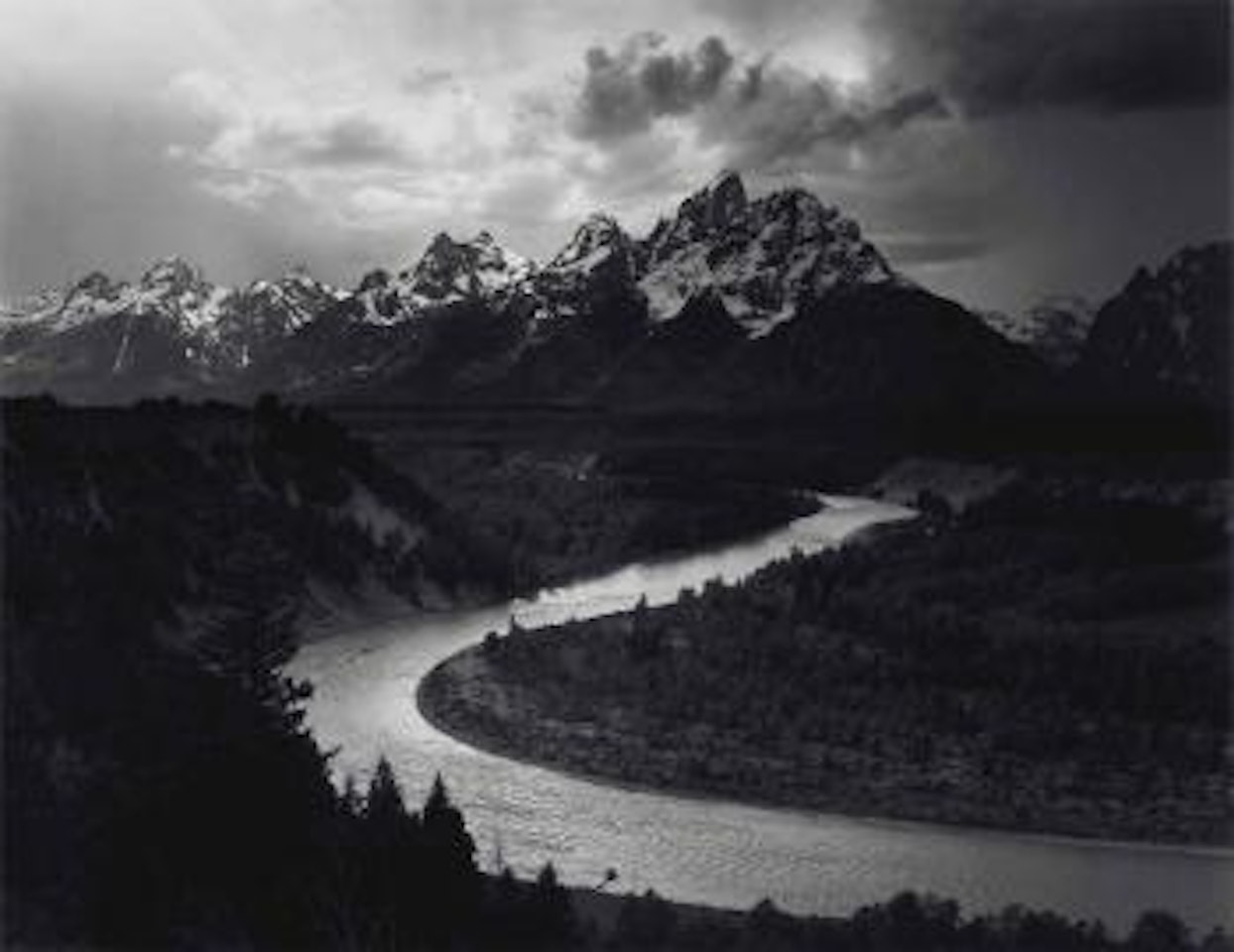 The Tetons and Snake River, Grand Teton National Park, Wyoming, 1942 by Ansel Adams