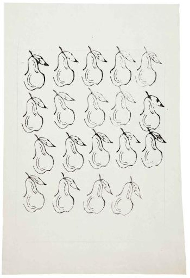 Pears by Andy Warhol