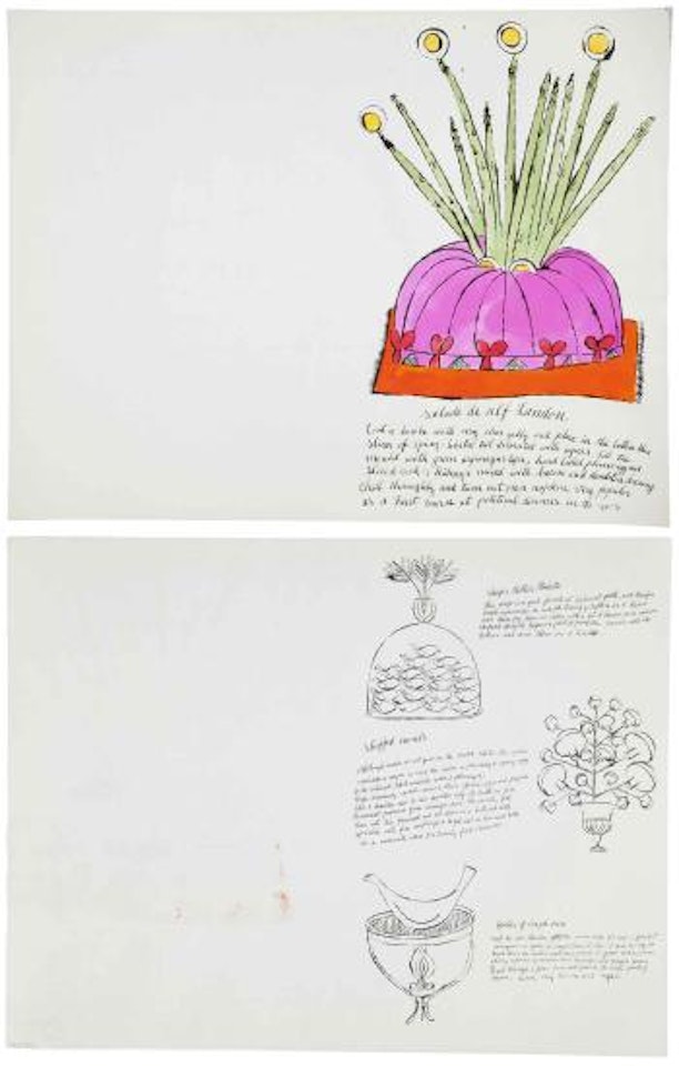 Wild Raspberries: two plates (See F. & S. IV.126A & IV.142A) by Andy Warhol