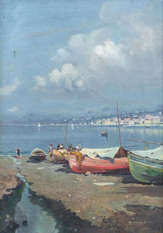 Barche in secca by Fausto Pratella