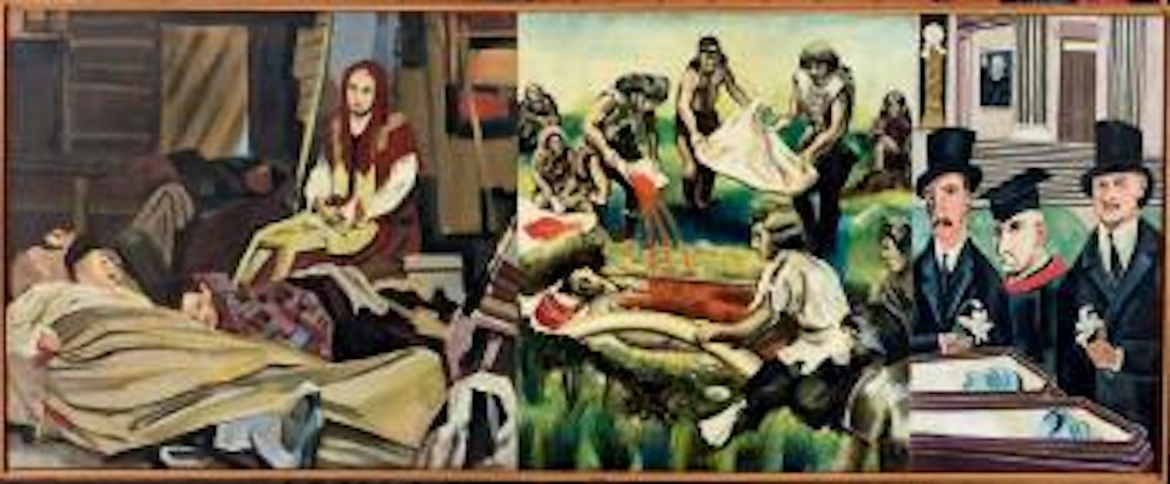 B.M Nemenski: La Mere (1945); Ben Shahn: Sacco et Vanzetti (1931-32) by Erro