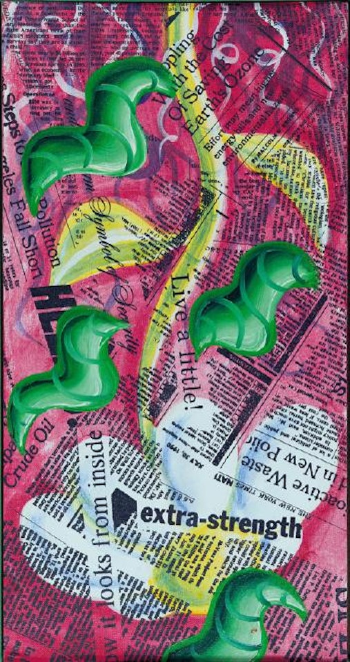 Extra-strength daisies by Kenny Scharf