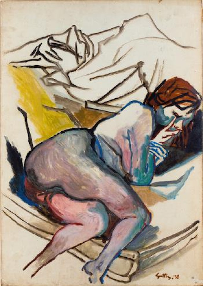 Nudo dormiente by Renato Guttuso