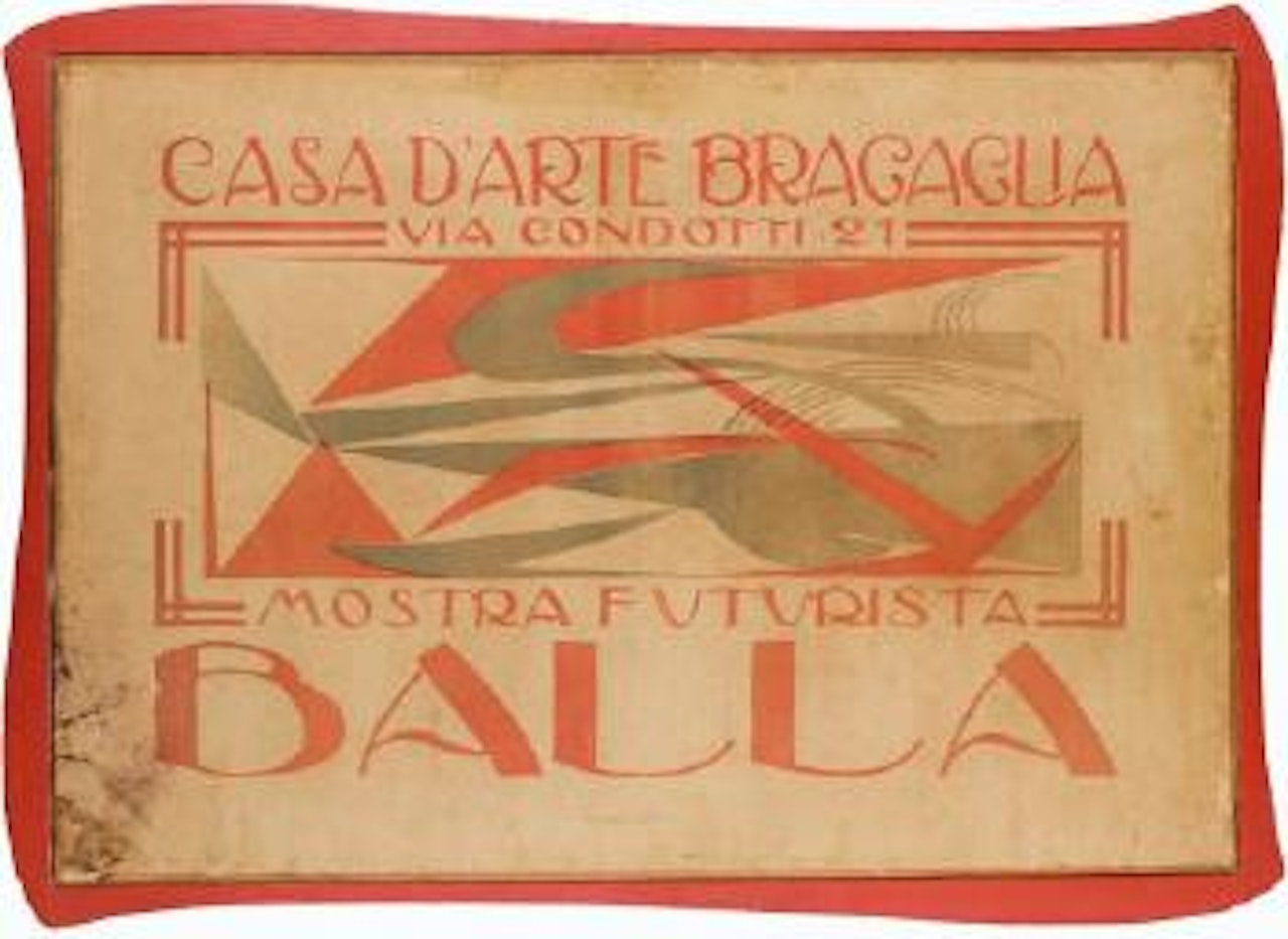Manifesto mostra futurista by Giacomo Balla
