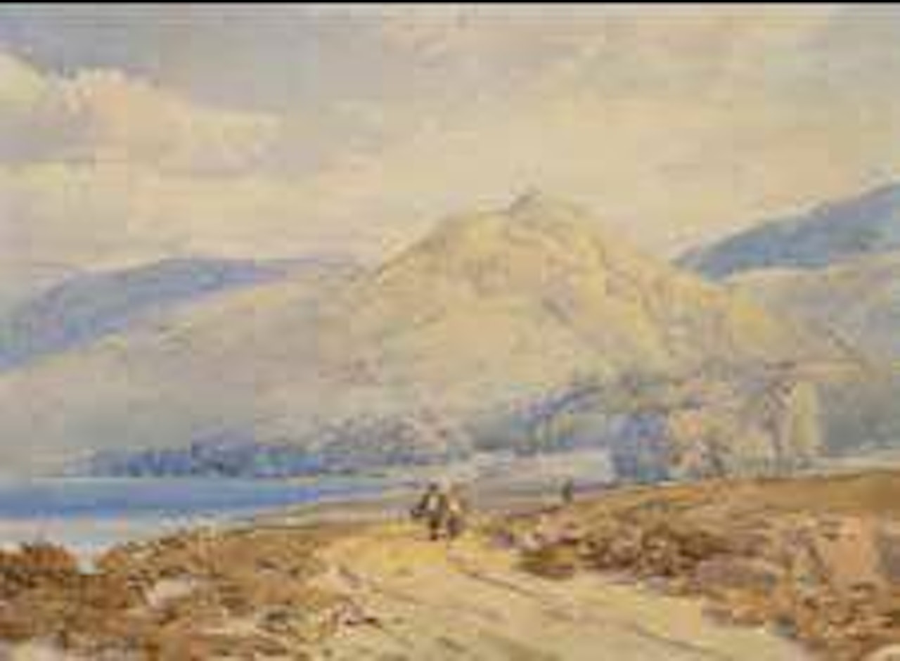 Strolling in the Lake District by William Callow