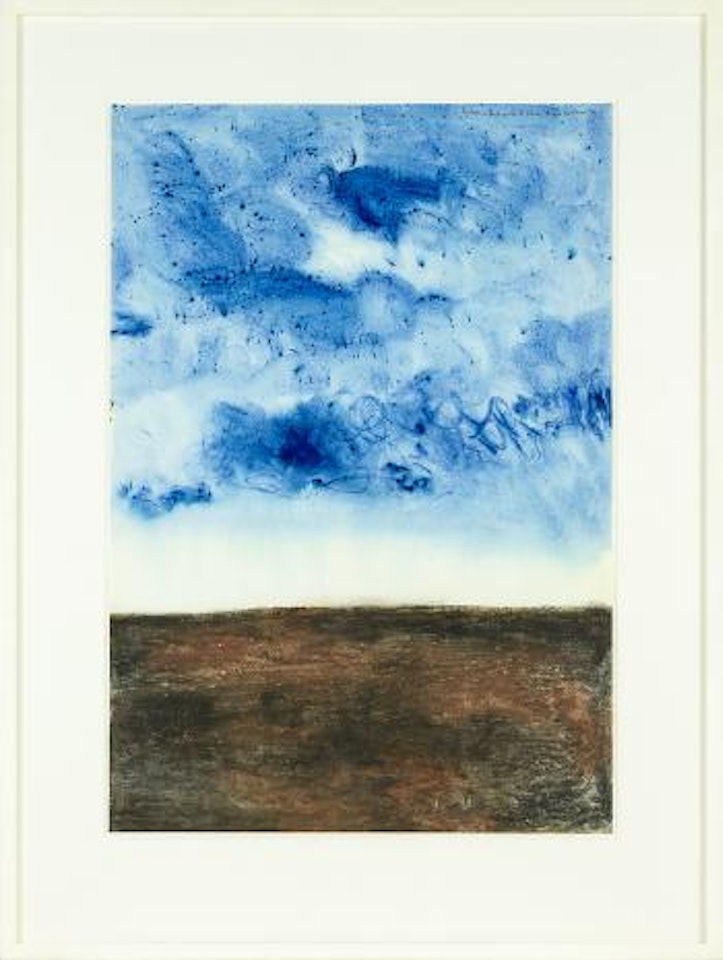 Kaipara flat with a blue sky by Colin Mccahon