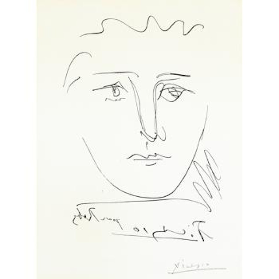 Pour Roby (From L'age De Soleil By Robert J. Gadet) by Pablo Picasso