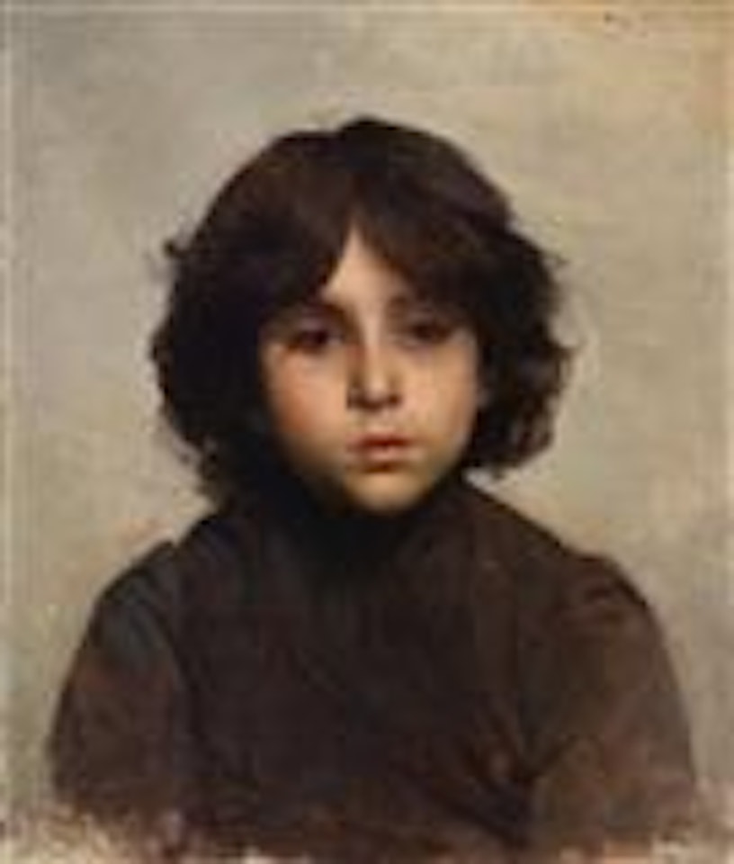 Portrait of a Young Boy by Alexei Harlamoff