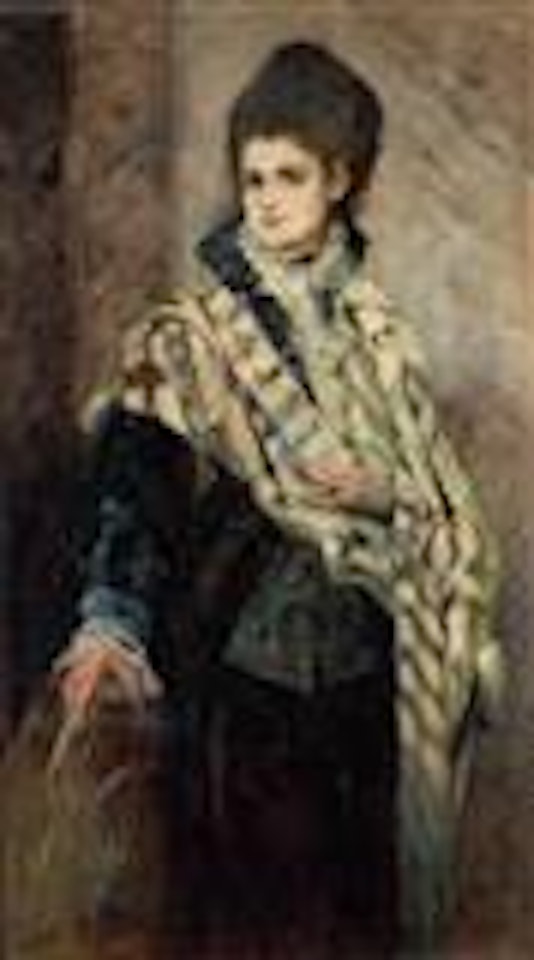 Portrait of the Writer Christine del Negro by Hans Makart