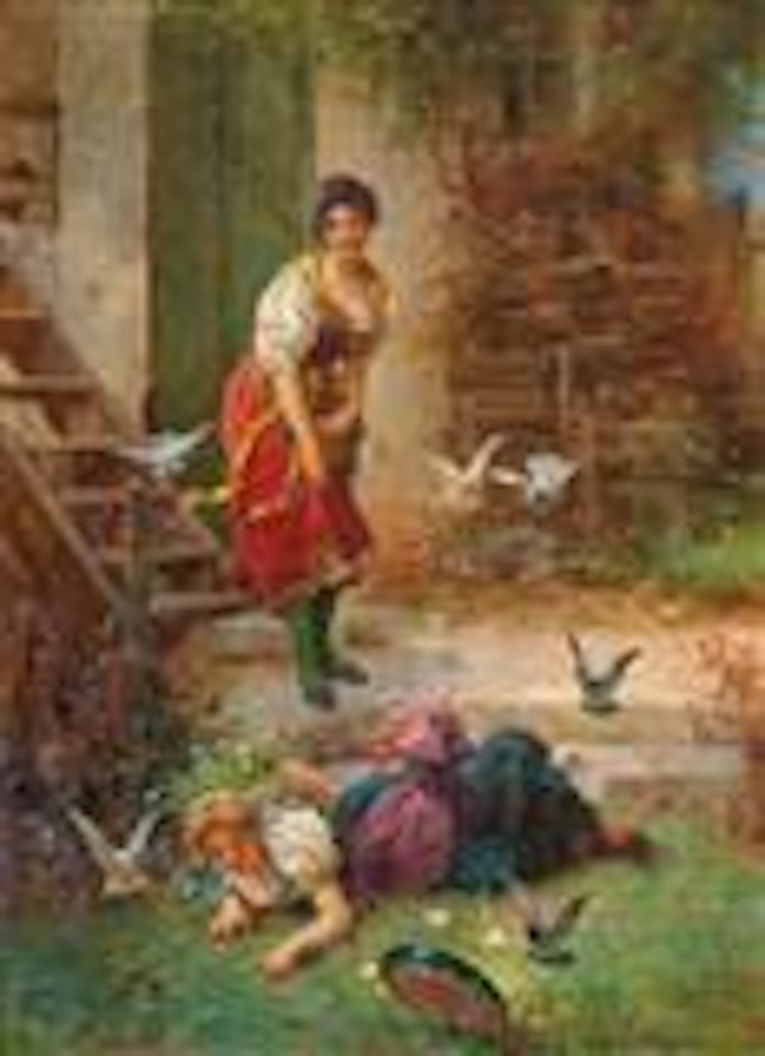“Fällt selbst hinein” by Hans Zatzka