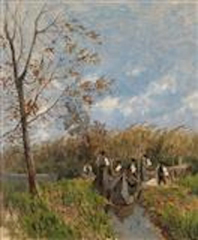 Reed Cutters by Theodor von Hörmann