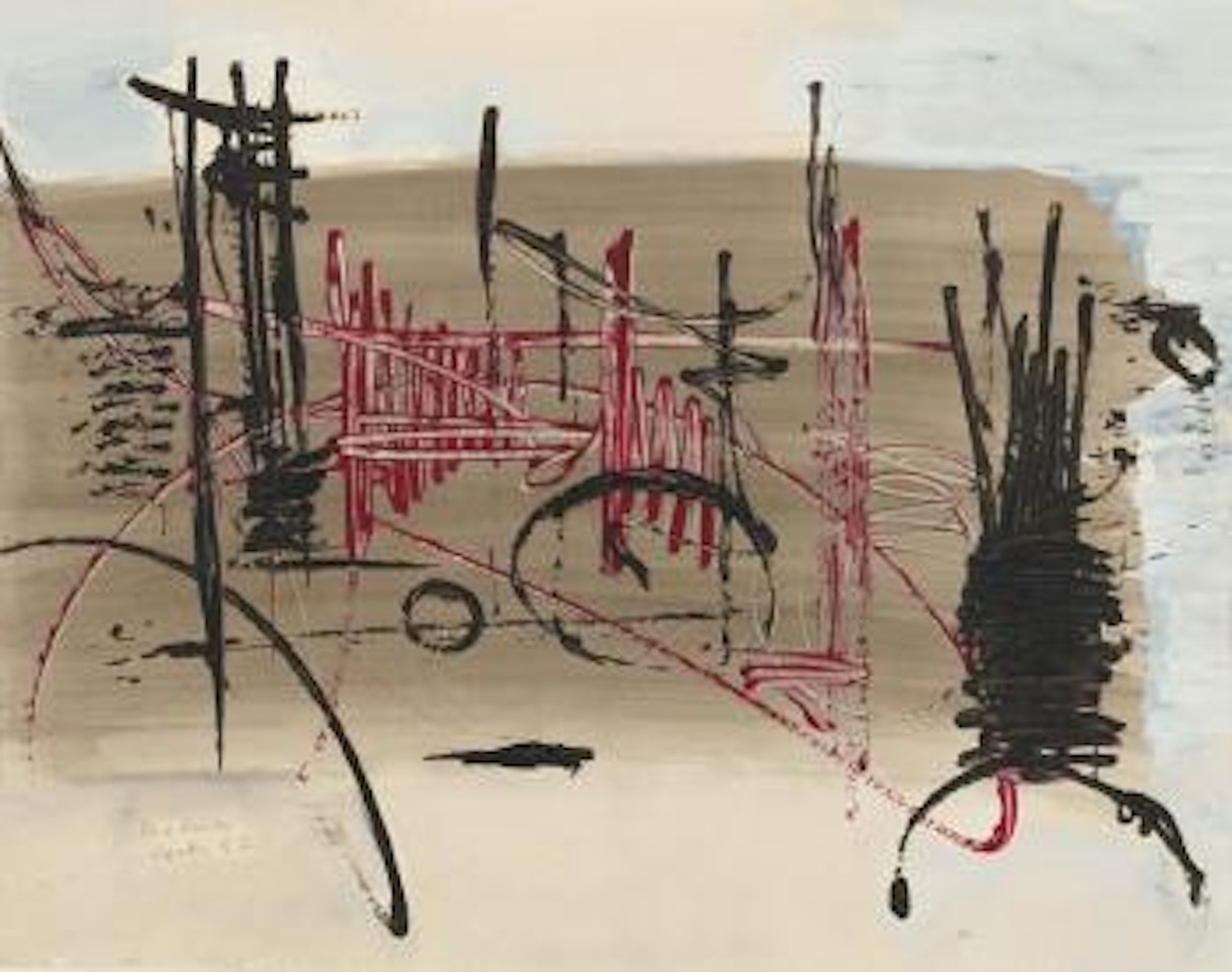 Composition by Georges Mathieu