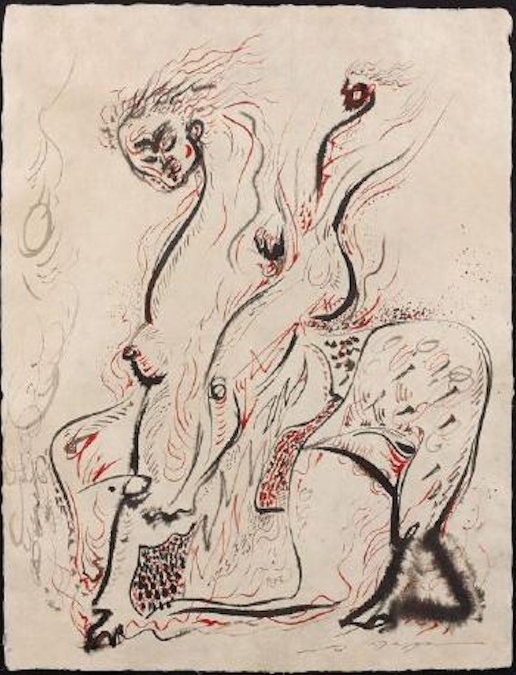 Cavalier chimérique I by André Masson