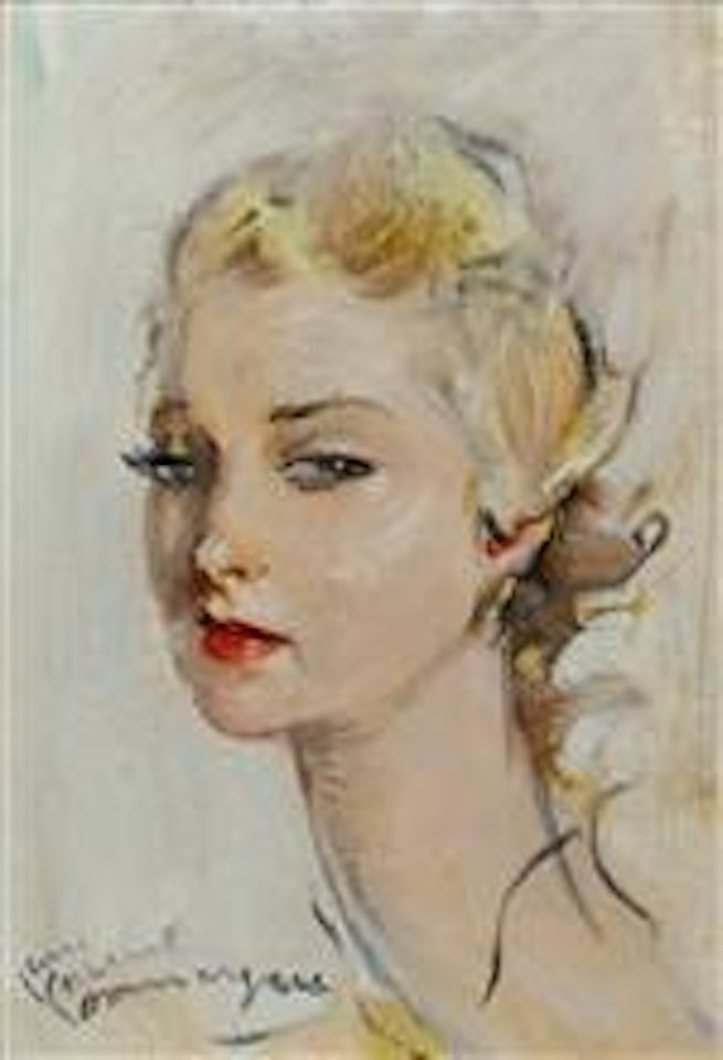 Portrait of a Lady by Jean Gabriel Domergue