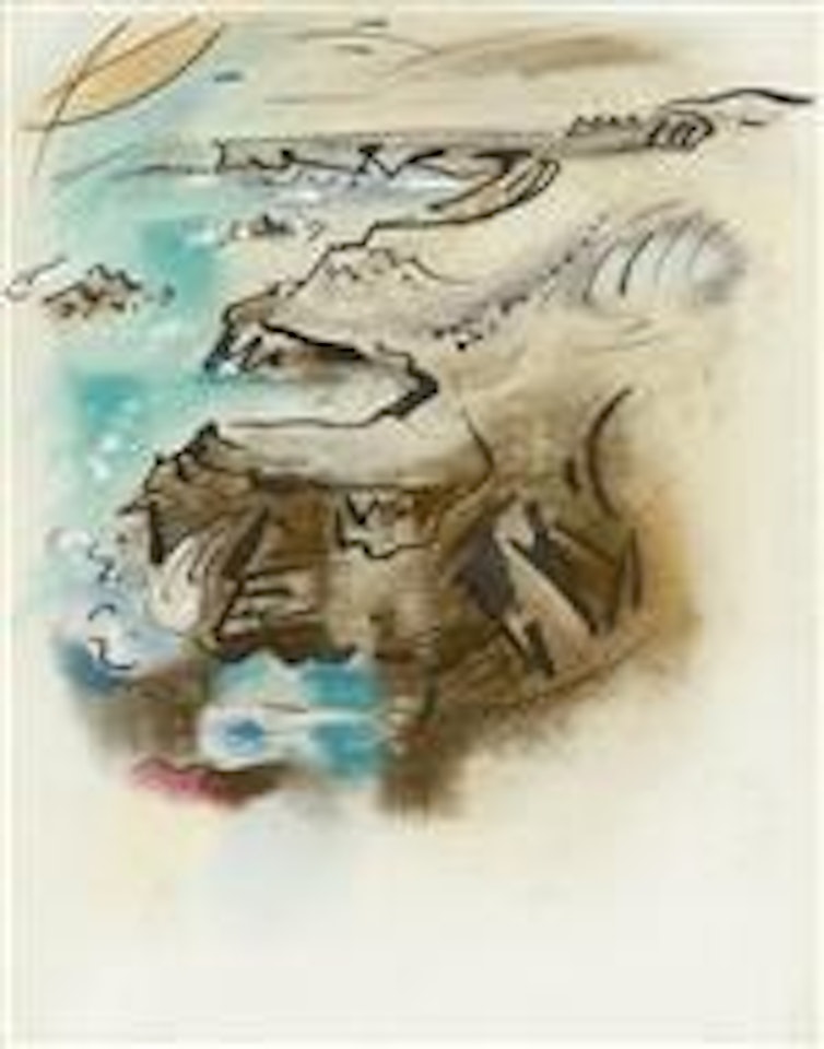 Les Rochers à Belle Ile by André Masson