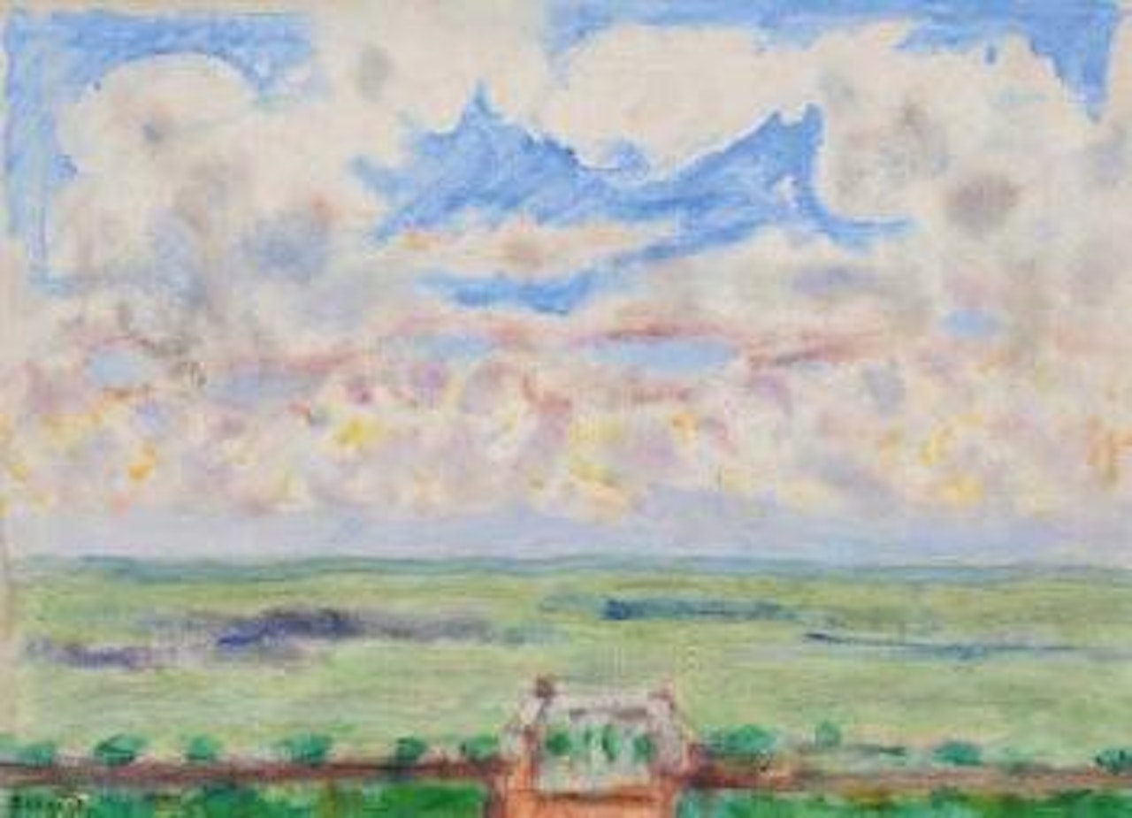 Terrasse et Balcon. Skizze by Pierre Bonnard