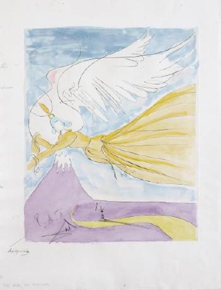 Hagoromo (Robe of Feathers), for Japanese Fairytales by Salvador Dali