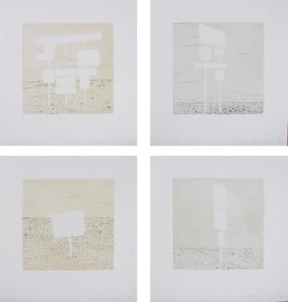 Blank Signs by Ed Ruscha