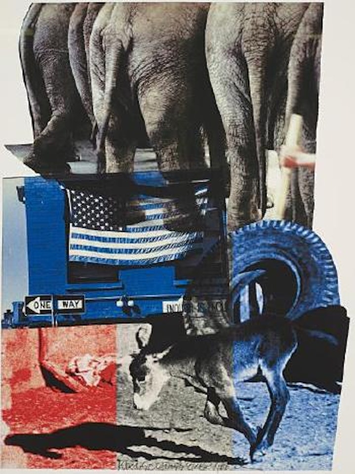 Hillary Rodham Clinton Campaign Print by Robert Rauschenberg