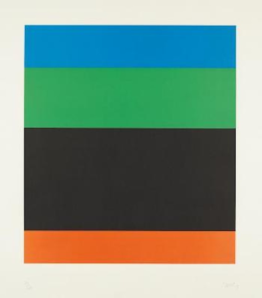 Blue Green Black Red by Ellsworth Kelly