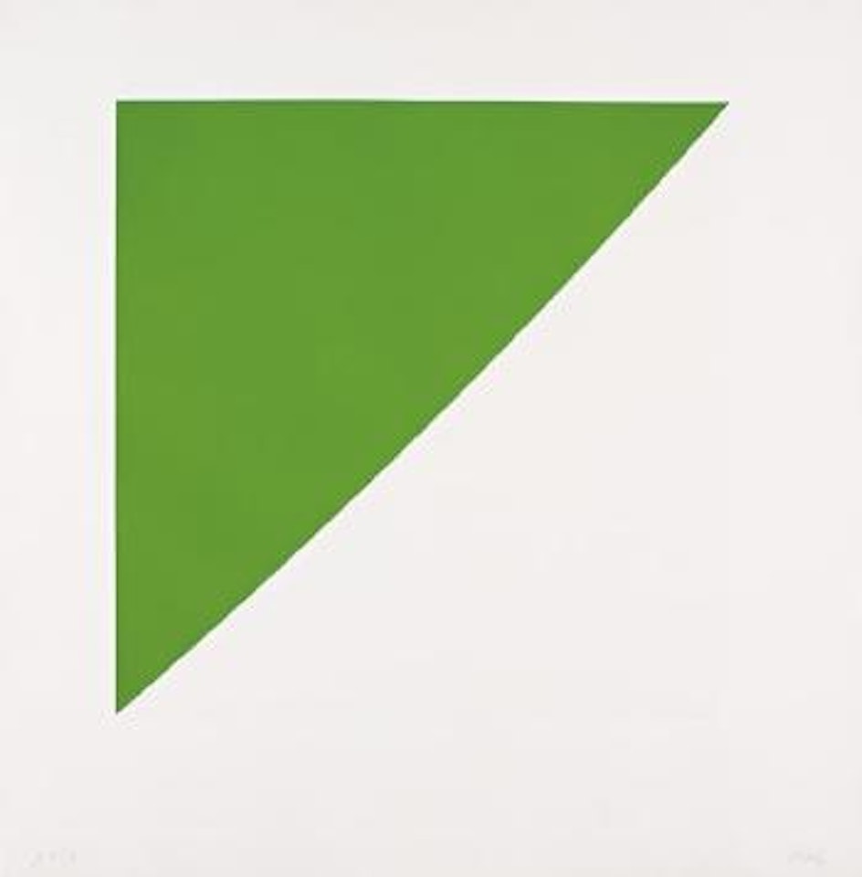 Green Curve with Radius of 20', from For Meyer Schapiro by Ellsworth Kelly