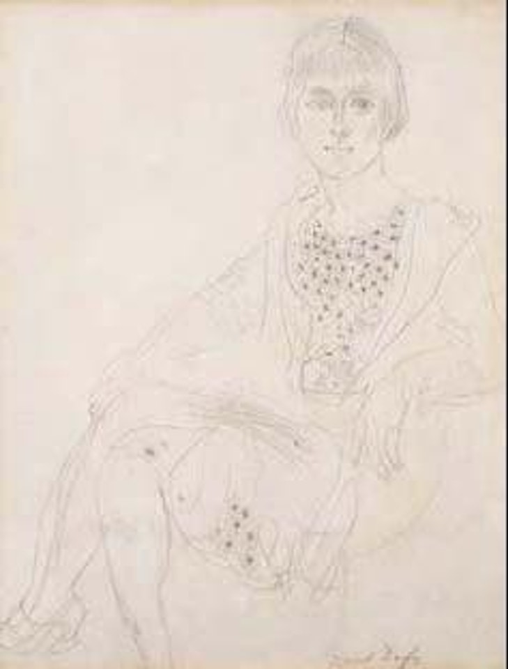 Portrait de jeune fille by Raoul Dufy